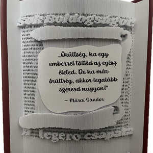 Sculpturā de carte personalizata, Casa & Stil de viata, Accesorii pentru decorat casa, Decoratiuni de masa si decoratiuni pentru rafturi , Sculptura de carte, carte pliata, , ARTYNOS