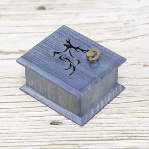 We Wish You a Merry Christmas cutie muzicala cerb albastru, Craciun, Cadouri de Mos Craciun, Cadouri de Mos Craciun, , ARTYNOS