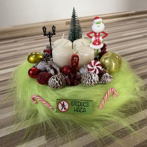 Grinch Craciun masa de advent dis, , , ARTYNOS
