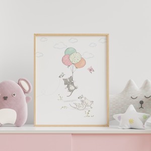 Kitten arta de perete, decorarea camerei pentru copii -  - Artynos.ro