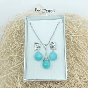 Cercei si pandantiv Amazonite, , , ARTYNOS