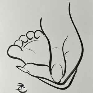 Desen cadou pentru botez, baby shower - arte vizuale și accesorii  - grafică, ilustrație - desen cu cerneală - Artynos.ro