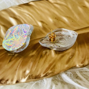 Cercei Glam Night - bijuterii - cercei - cercei din rășină - Artynos.ro