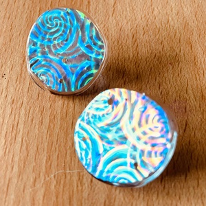 Cercei Glittery Beams - bijuterii - cercei - cercei din rășină - Artynos.ro