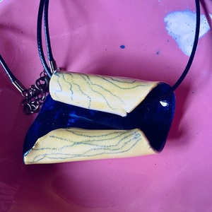 Pandantiv ceramic Dark Night - bijuterii - coliere - pandative - Artynos.ro