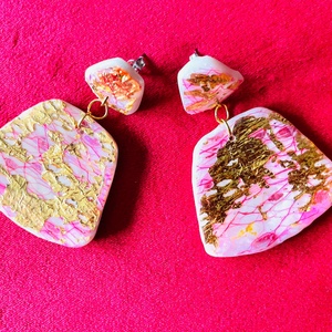 Pink Lagoon - bijuterii - cercei - cercei lungi - Artynos.ro