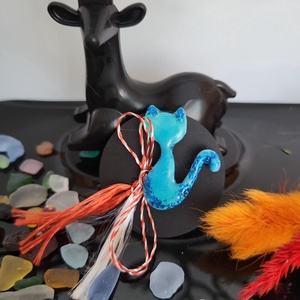 Martisor brosa pisica - bijuterii - mărțișor - Artynos.ro