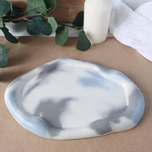 Tavă decorativă din beton Cloud - casă & stil de viață - accesorii pentru decorat casa - decorațiuni de masă și decorațiuni pentru rafturi  - boluri din ceramică, boluri decorative - Artynos.ro