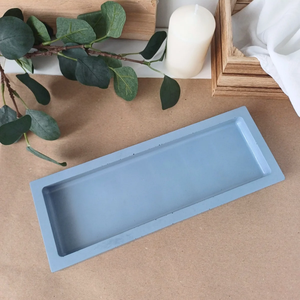 Tava decorativa din beton Nordic Lines, Casa & Stil de viata, Accesorii pentru decorat casa, Decoratiuni de masa si decoratiuni pentru rafturi , Boluri din ceramica, boluri decorative, Altele, ARTYNOS