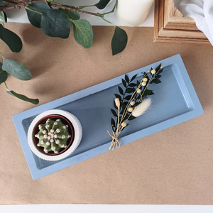 Tavă decorativă din beton Nordic Lines - casă & stil de viață - accesorii pentru decorat casa - decorațiuni de masă și decorațiuni pentru rafturi  - boluri din ceramică, boluri decorative - Artynos.ro