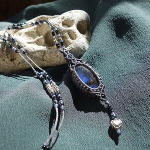 Colier Labradorit - bijuterii - coliere - Artynos.ro