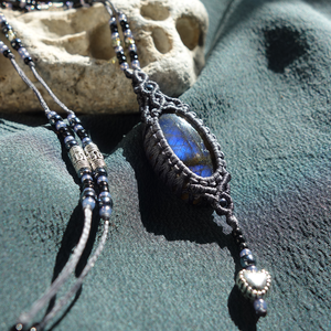 Colier Labradorit - bijuterii - coliere - Artynos.ro