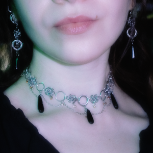 Set Colier si Cercei Chainmail - Artynos.ro