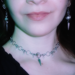Set Colier si Cercei Chainmail - Artynos.ro