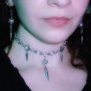 Set Colier si Cercei Chainmail - Artynos.ro