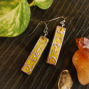 Cercei din lut, Bijuterii, Cercei, Cercei lungi, Confectionarea bijuteriilor, ARTYNOS