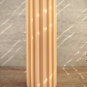 Vază decorativă modernă DiVio Stria � design 3D printat cu inserție cilindru sticlă - casă & stil de viață - decorațiuni de casă - accesorii florale - vaze - Artynos.ro