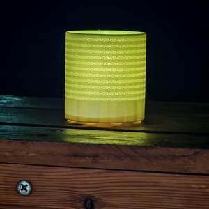  Suport decorativ pentru lumânare LED DiVio Stria � suport modern imprimat 3D - casă & stil de viață - lumânări, parfumuri, arome - suport de lumânări - Artynos.ro