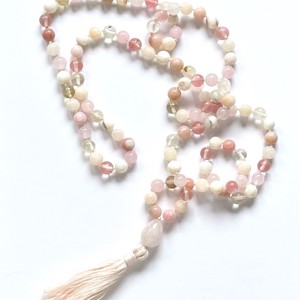 Cuart roz, opal roz, agat, colier de perle minerale, bijuterii minerale, , , ARTYNOS