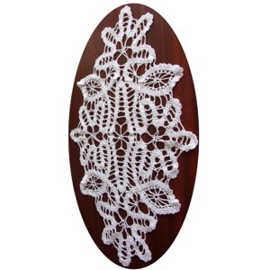 Panglica carligata fata de masa, , , Fata de masa alba ca zapada, cu model special, cu carlig de panglica, poate fi un decor remarcabil ..., ARTYNOS