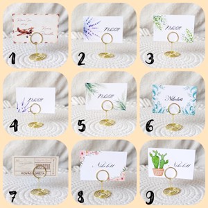 Card cu numele invitatului, place card nunta eucalipt - accesorii nuntă - invitații și felicitări de nuntă - carduri de așezare nuntă  - Artynos.ro