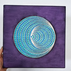 Wave Tunnel efect 3D imagine punctată -  - Artynos.ro