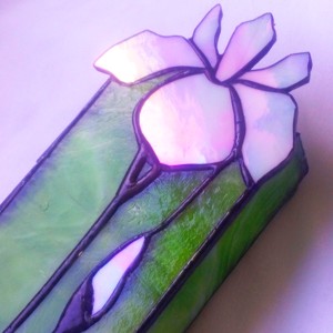 Iris alb, asa cum iti place tie. tiffany cutie de bijuterii din sticla, , , ARTYNOS