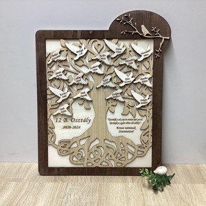 Absolvire pentru profesori Matusi Absolvire Copac de viata gravat cu nume - Artynos.ro