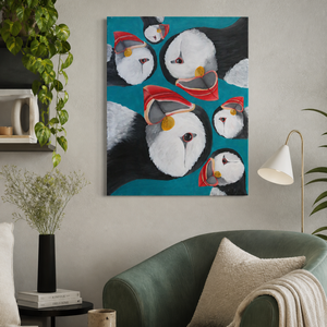 Pictura 40x50 cm pasari, Arte vizuale si accesorii , Picturi, Pictura acrilica, , ARTYNOS
