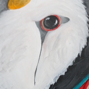 Pictura 40x50 cm pasari - arte vizuale și accesorii  - picturi - pictură acrilică - Artynos.ro