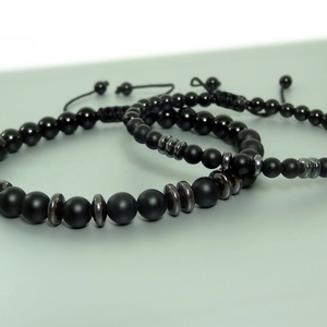 Set cuplu bratari Soulmates cod Morse - Bratari personalizate. - bijuterii - brățări - brățară cu mărgele - Artynos.ro