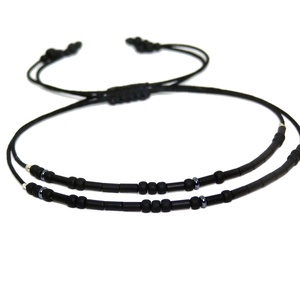 Set cuplu bratari cod Morse. Bratari personalizate - bijuterii - brățări - brățară cu mărgele - Artynos.ro