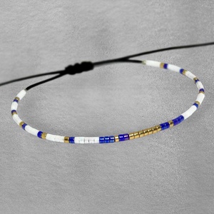 Bratara minimalista din margelute ceramice Miyuki - bijuterii - brățări - brățară cu mărgele - Artynos.ro