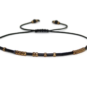 Bratara cu mesaj in cod Morse. Bratara personalizata - bijuterii - brățări - brățări din mărgele - Artynos.ro