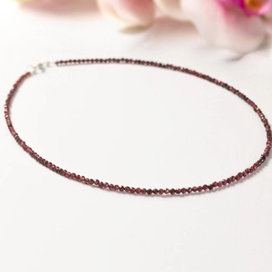 Colier granat - Garnet Essence - bijuterii - coliere - coliere din mărgele - Artynos.ro