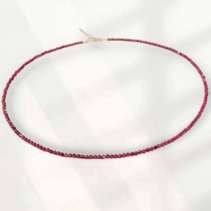 Colier granat - Garnet Essence - bijuterii - coliere - coliere din mărgele - Artynos.ro