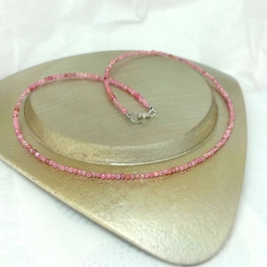 Colier turmalina roz - Pink Serenity - bijuterii - coliere - coliere din mărgele - Artynos.ro
