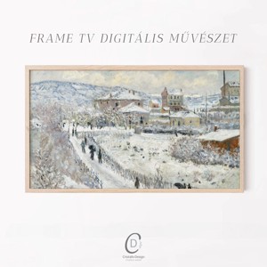 Tablou Monet, decoratiuni de Craciun, Samsung Frame TV imagine, digital, , , ARTYNOS