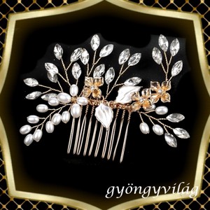 Bijuterii, ornamente de par, catarame de par: nunta, mireasa, ornament de par casual ES-H-FÉ65a - Artynos.ro