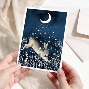 Carte postala de Craciun, felicitare, animal de padure cadou companion, , , ARTYNOS