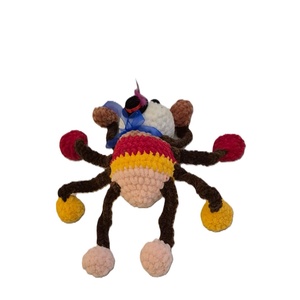 Jucarie paianjen colorat - jucării și echipamente pentru copii - plușuri - păpușă croșetată, păpușă de pluș - Artynos.ro