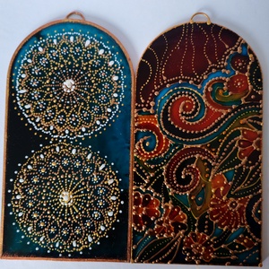 Pictura pe sticla , Accessorii și unelte, Obiecte de decorare, Sticlă, Artă de sticlă, Obiecte pictate, ARTYNOS