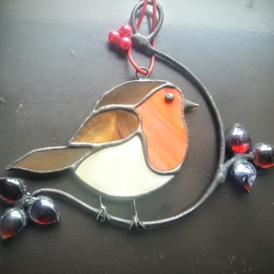 Decorare fereastră Redbreast -  - Artynos.ro