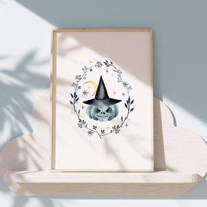 Halloween arta de perete, poster dovleac, imagine de toamna, , , ARTYNOS