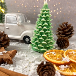 Lumanare in forma de pin, Craciun, Decoratiuni de Craciun de casa, Lumanari parfumate de Craciun, , ARTYNOS