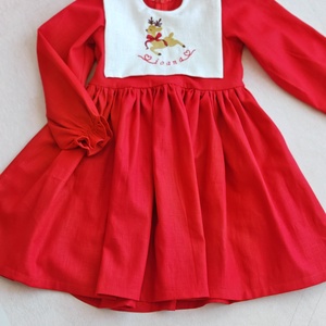 Rochie Rosie Personalizata cu Broderie, Imbracaminte si moda, Haine bebelusi si copii, Rochii fetite, Broderie, Cusatura, ARTYNOS