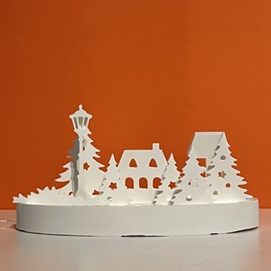 Decor de masă de Crăciun DIY cu lumini - colourable - crăciun - decorațiuni de crăciun de casă - decor pentru masă de crăciun - Artynos.ro