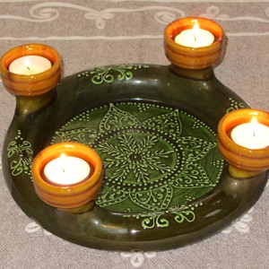 Coroană de Advent - crăciun - decorațiuni de advent - coroniță advent - Artynos.ro