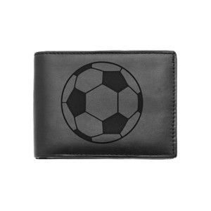 Portofel din piele naturală - Minge fotbal - geantă și husă - portofele, huse, suporturi - portofel - portofel bărbați - Artynos.ro