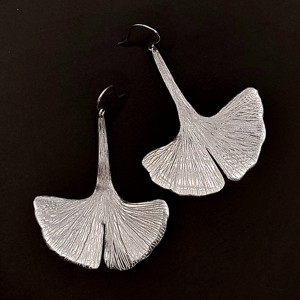 Cercei speciali GINGKO BILOBA din aluminiu, Bijuterii, Cercei lungi, , ARTYNOS